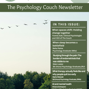 The Psychology Couch Newsletter November 2024 Edition